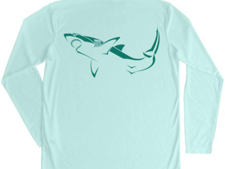 Great White Shark Performance Build-A-Shirt (Back   SG) For Cheap