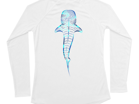 Whale Shark Performance Shirt (Women - Water Camo) Cheap