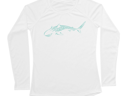 Tiger Shark Performance Build-A-Shirt (Women - Front   WH) Supply