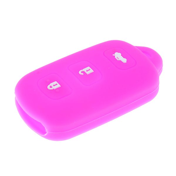 Maxbell Car Key Silicone 3+1 Buttons Protective Case Cover For Toyota Rose Red Online Sale