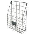 Maxbell Iron Wire Gird Hanging Basket Iron  Wall Decor Storage Basket  Black Fashion