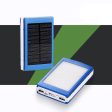 Maxbell Solar Charger Power Bank 8000mAh Portable Dual USB Charger for Phone Blue Online Sale