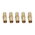 Maxbell Brass Barbed Hose Tube Pipe Pagoda Fitting Coupler Connector 5Pcs 14mm-14mm For Discount