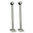 Maxbell 2pcs Stainless Steel Wardrobe Pipe Lever Rod Holder Socket Bracket 400mm Online now