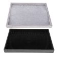 Maxbell Velvet Necklace Bracelet Earring Jewelry Display Trays Case with Hooks Black Online