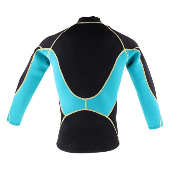 Maxbell 2mm Neoprene Warm Men Long Sleeve Pullover Wetsuit Top Scuba Dive Surf M For Discount