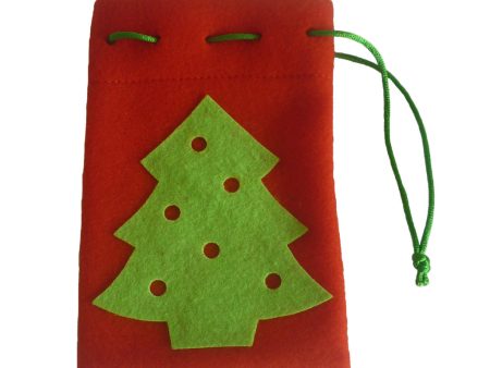 Maxbell Xmas Tree christmas drawstring candy gift bags Present Wrapping Packing pack Fashion