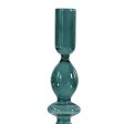 Decorative Glass Candle Holder Stand Dry Flower Vase Decor Dinning Christmas 2 circle blue Fashion